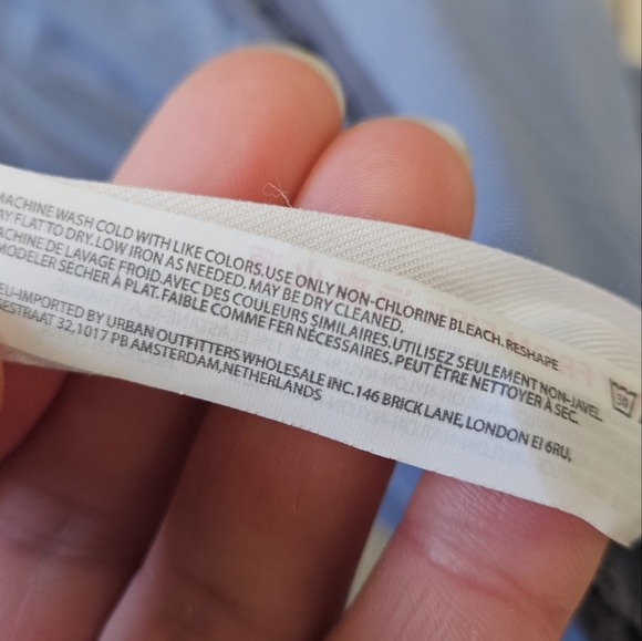 Urban Outfitters Out From Under Modern Love Corset Bra Top Blue Women's Small - Picture 9 of 9